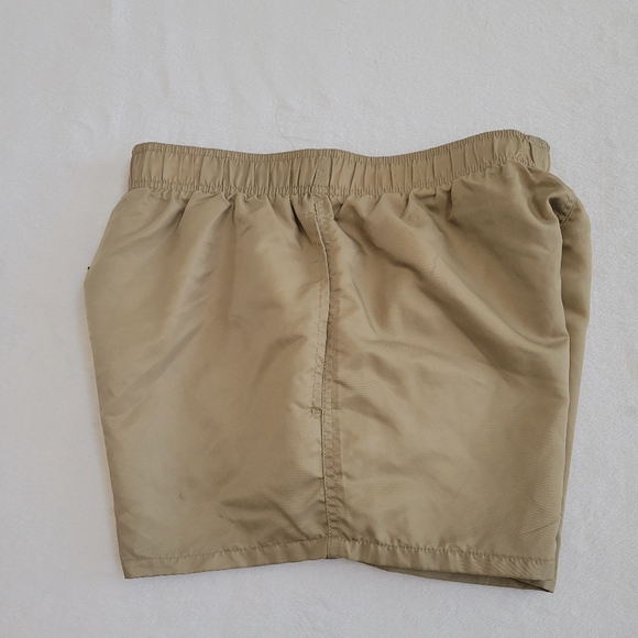 Essentials Fear of God Nylon Athletic Shorts Khaki Tan Size S Unisex Streetwear - Picture 3 of 9